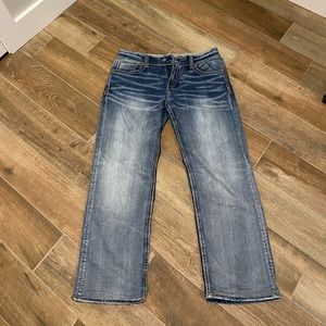 Buckle Black Straight Leg Jeans